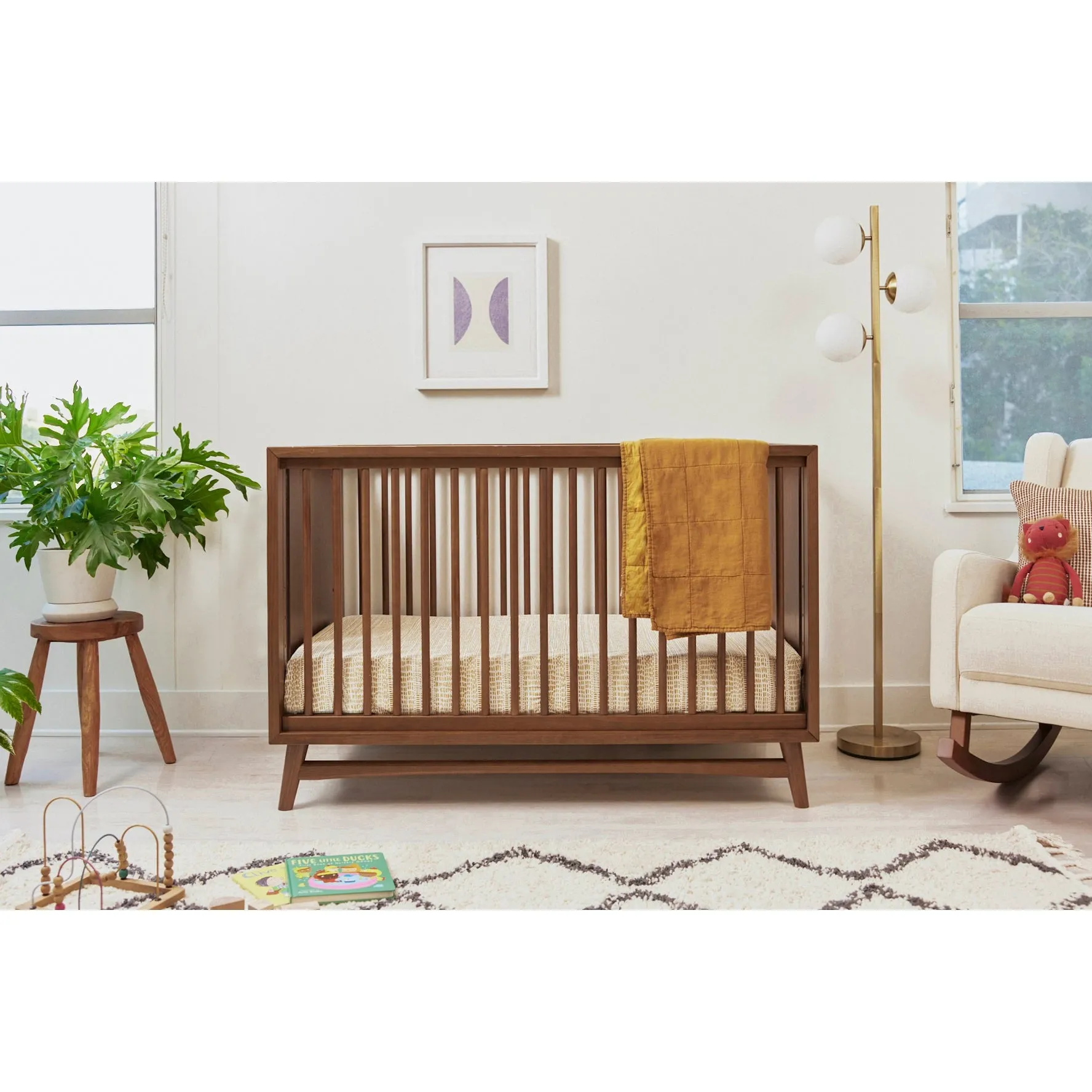 Babyletto Peggy 3-in-1 Convertible Crib with Toddler Bed Conversion Kit