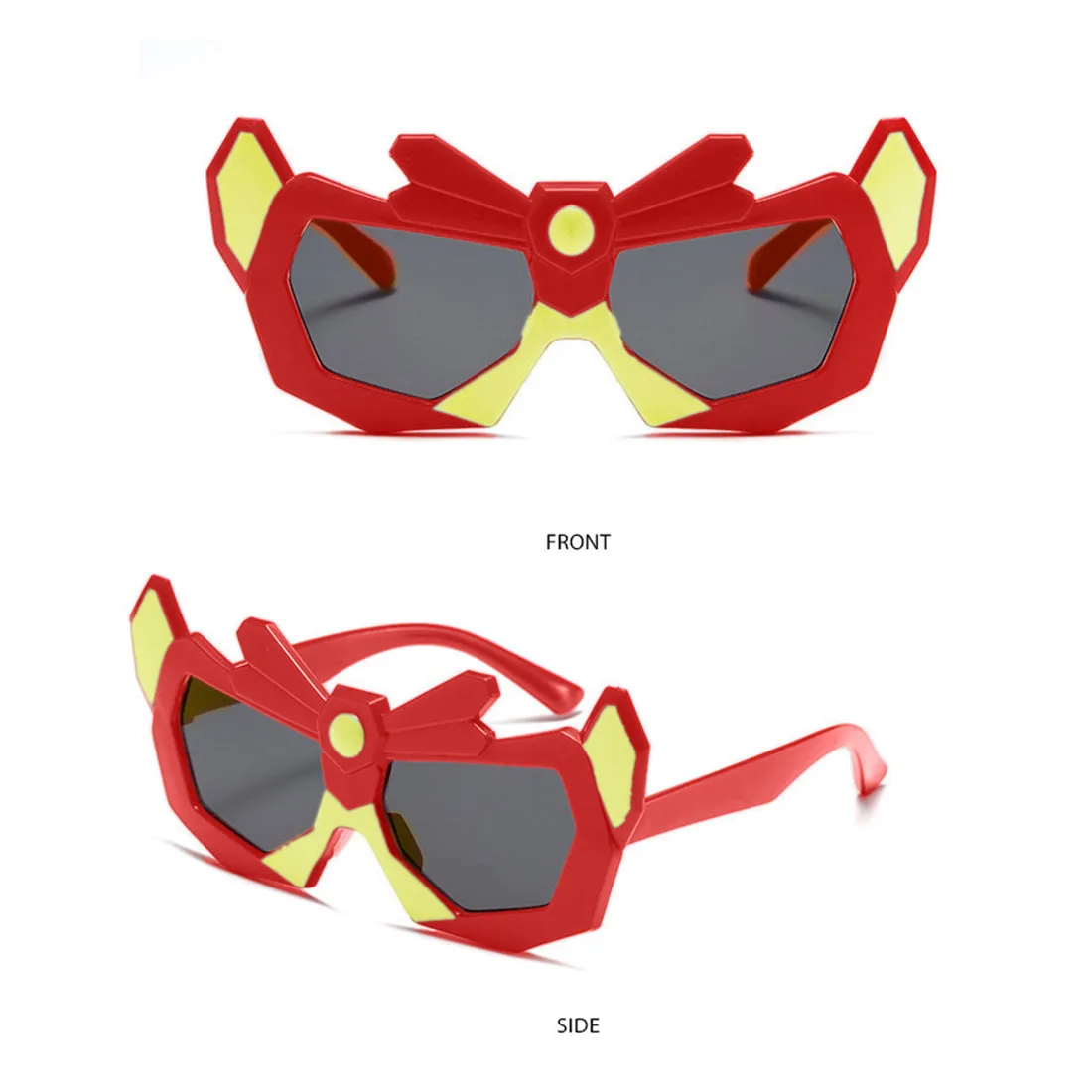 Babymoon Action Baby Boys Unisex Kids Sunglasses for Boys With Case | Red