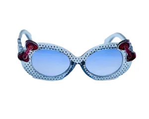 Babymoon Kids Cat Eye Shaped Summer Sunglasses | Goggles | For Girls & Boys | Blue