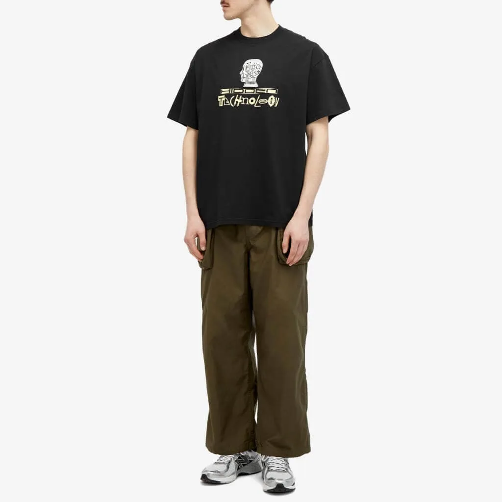 Brain Dead Hidden Tech T-shirt, black