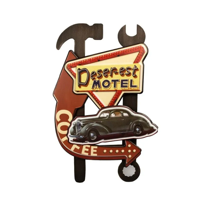 Deser-Est Motel Retro Wall Accent