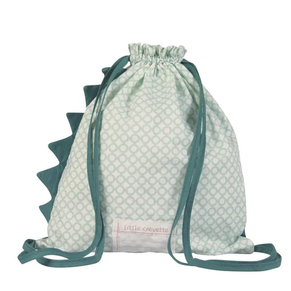 Little Crevette Fabric Back Pack Crocodile