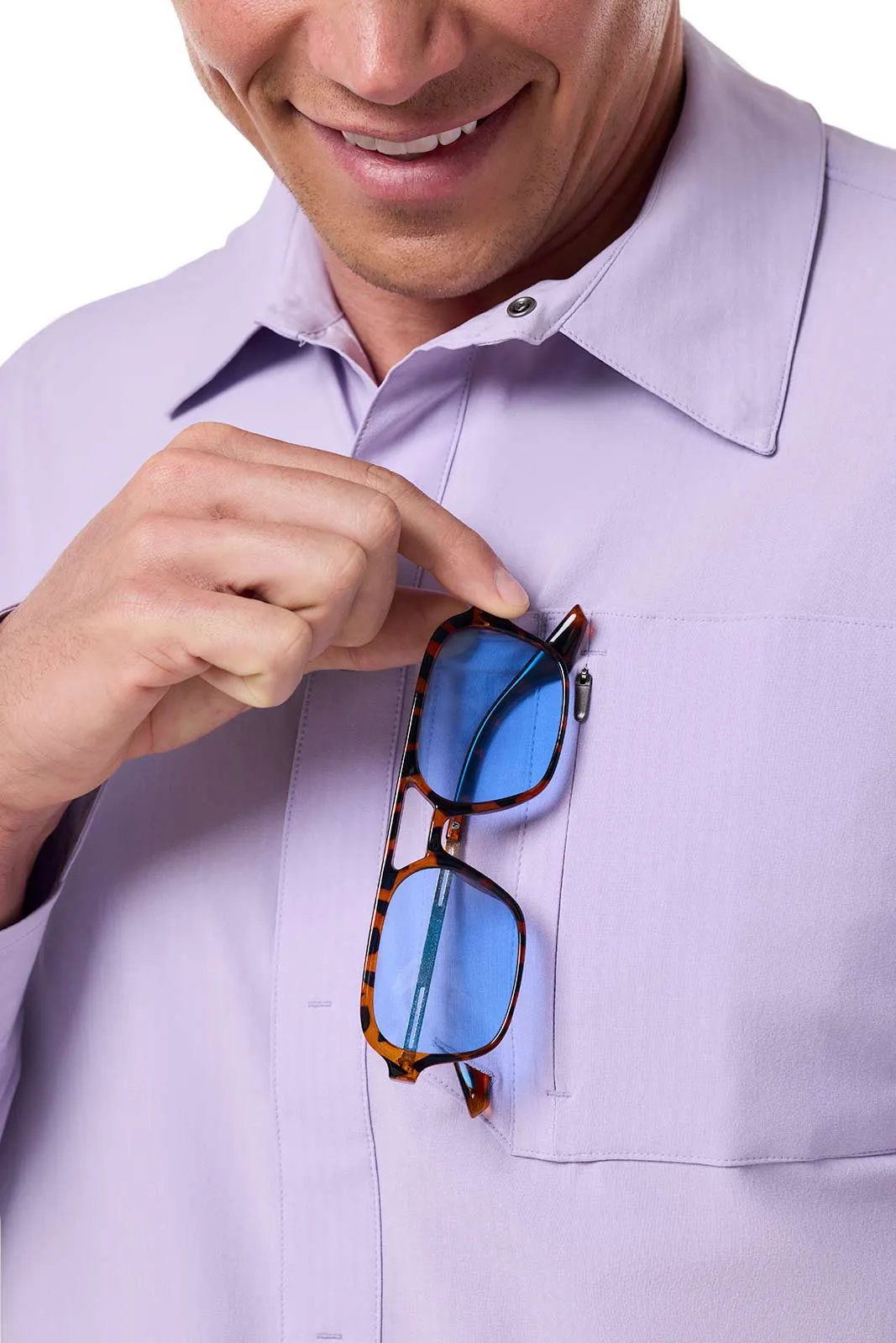 Men's Fiera Smart Shirt | Lavendula Stripe