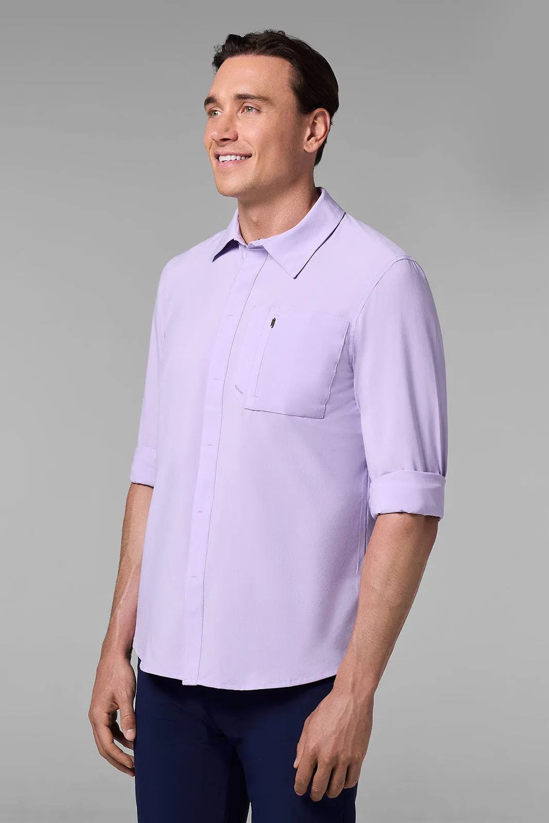 Men's Fiera Smart Shirt | Lavendula Stripe