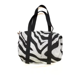 Mkupo Zebra Black Weekend Bag