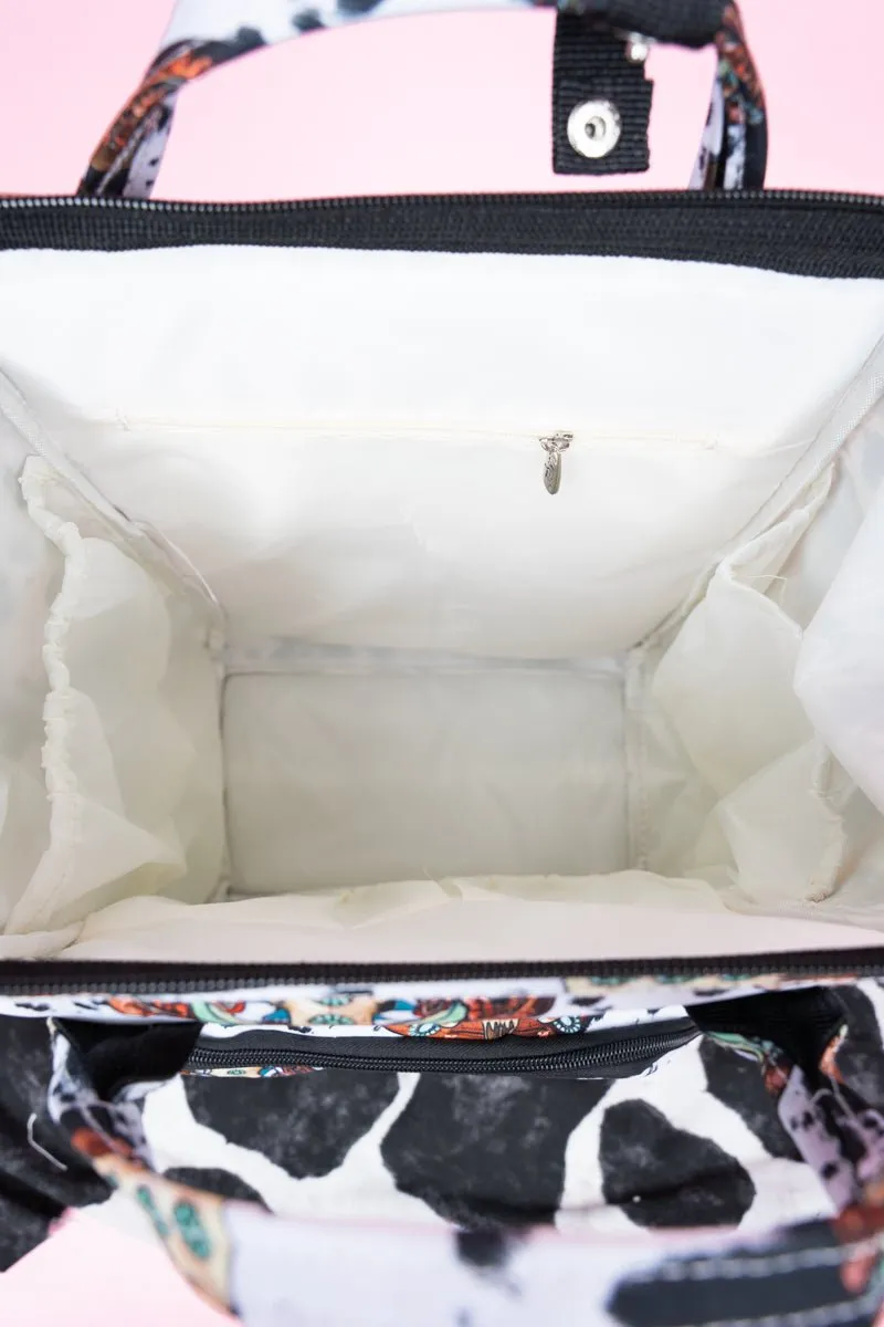 NGIL Corpus Christi Cow Diaper Bag Backpack