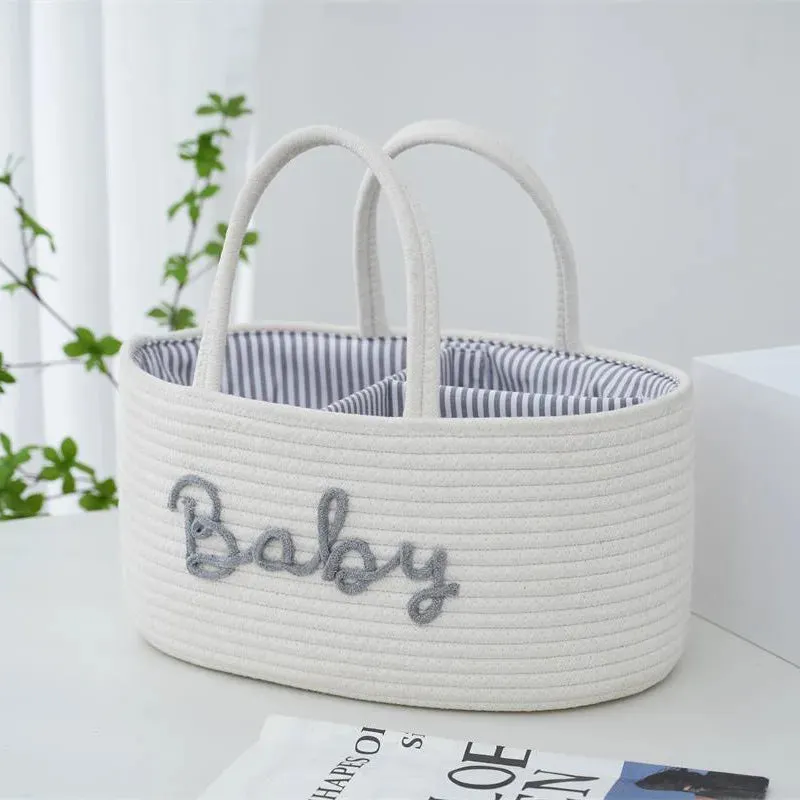 Portable Diaper Basket