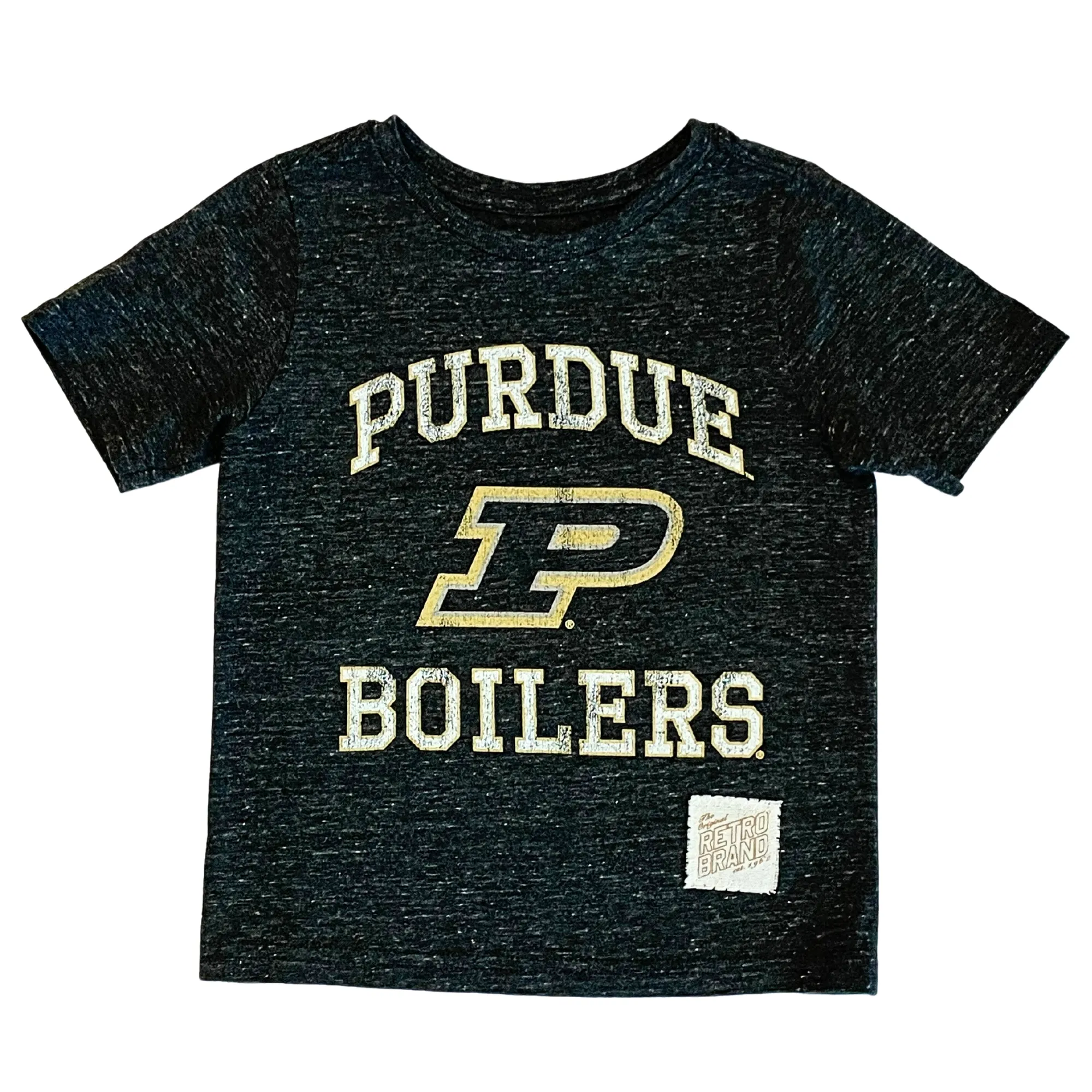 Retro Brand - Purdue Boilers Tee in Charcoal