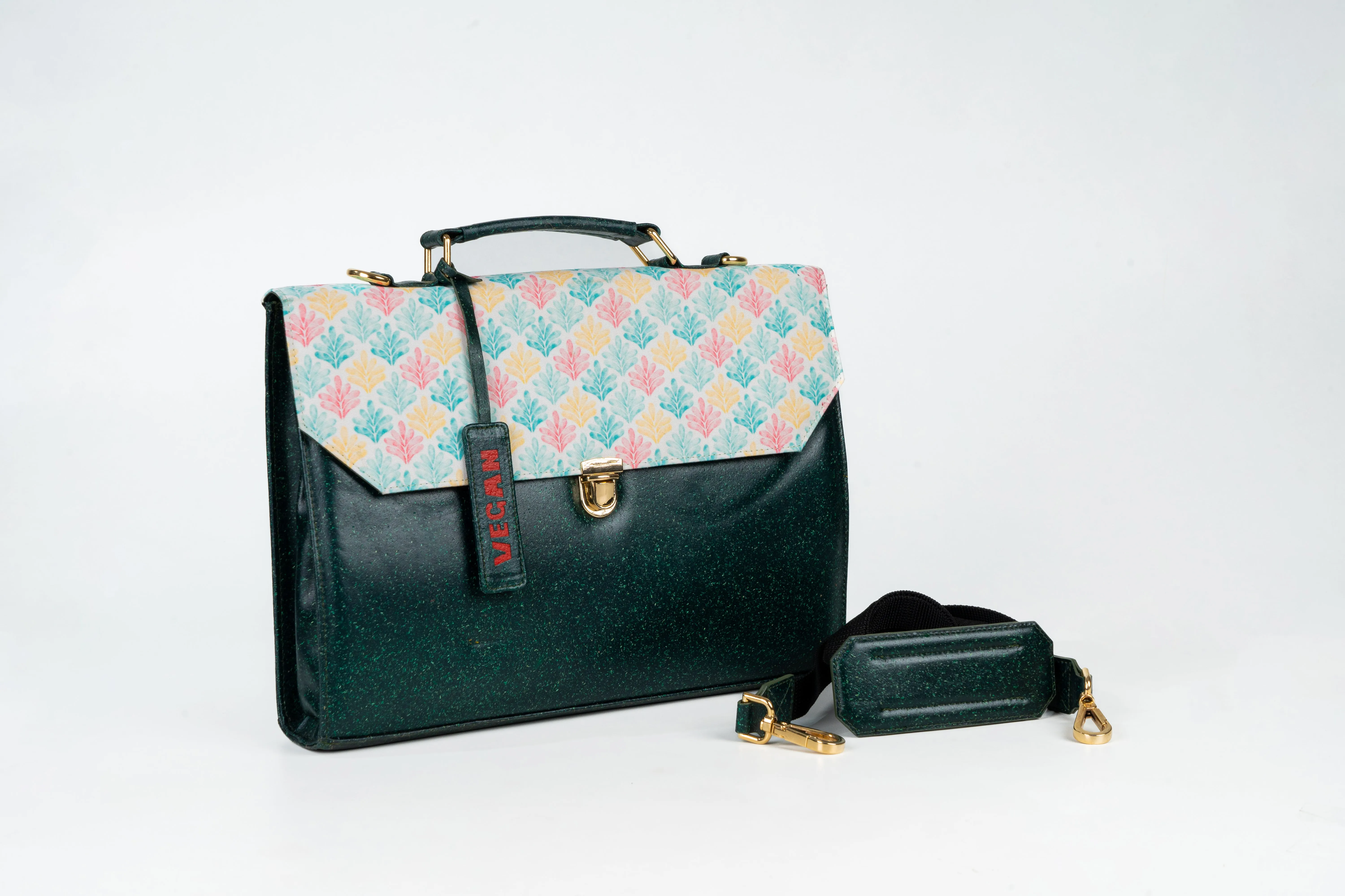rPET with Vegan Leather based Laptop Bag - Luxe Edition