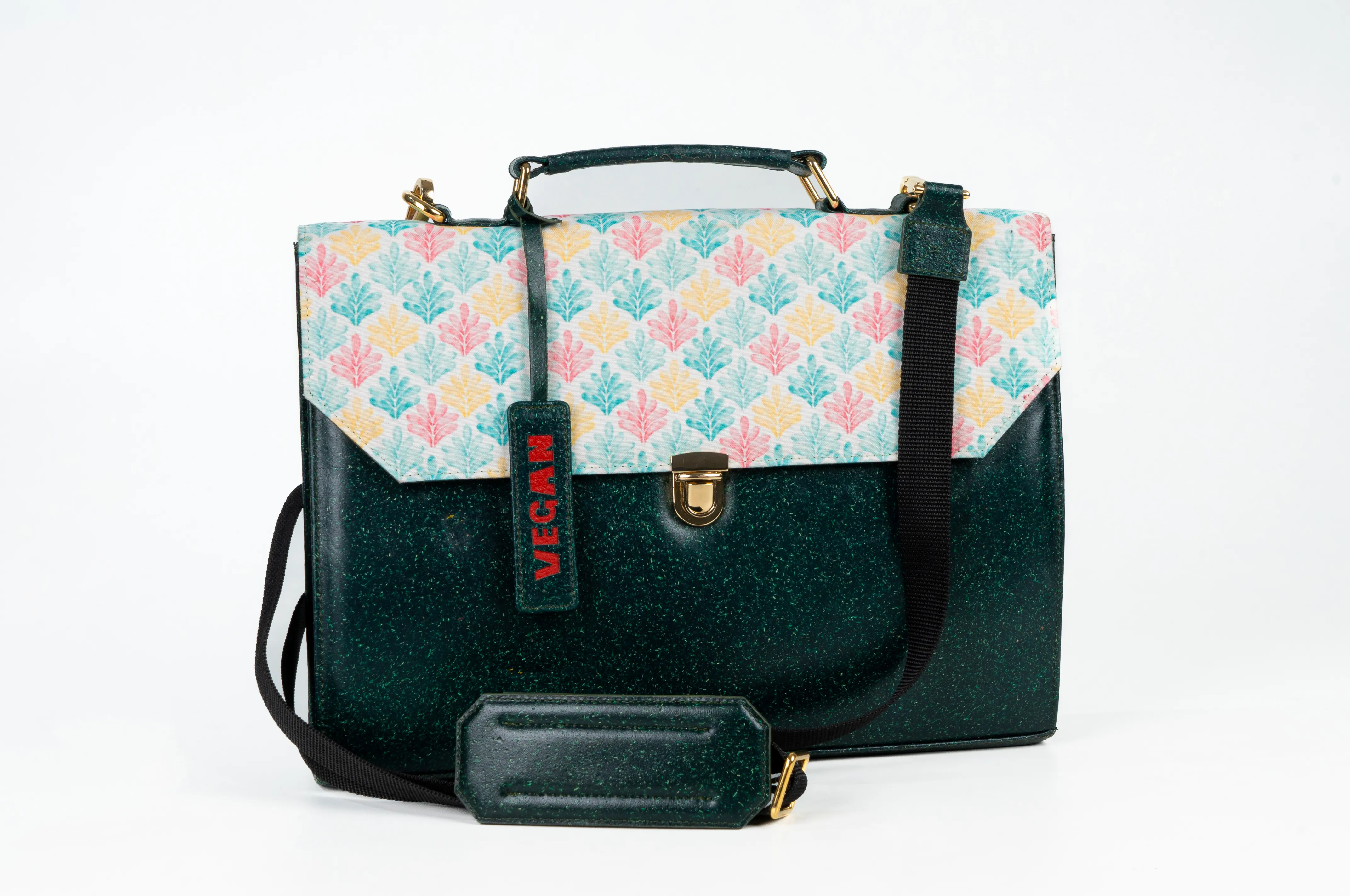 rPET with Vegan Leather based Laptop Bag - Luxe Edition