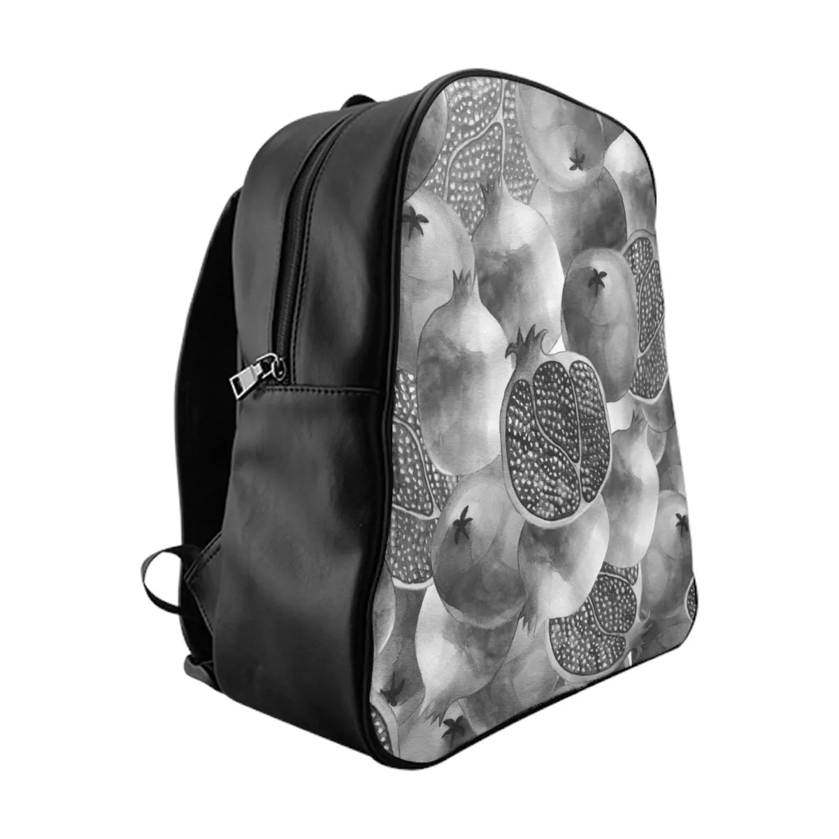School Backpack Grey Garnet