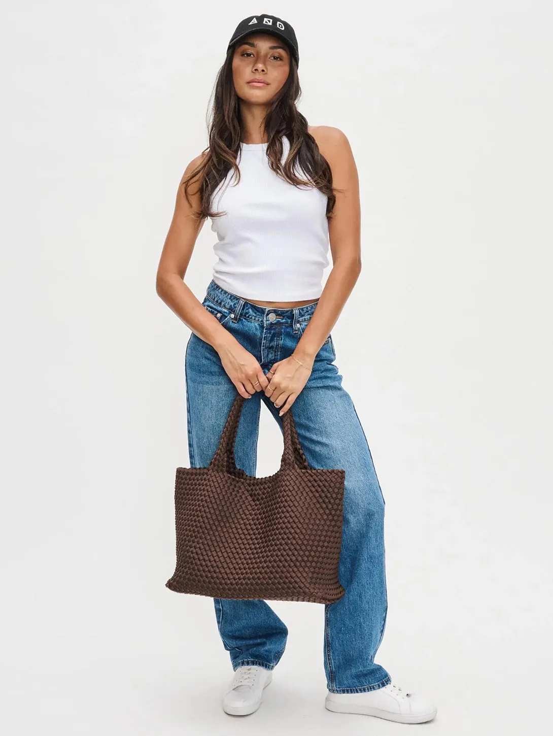 Sky's The Limit Large Tote - Chocolate