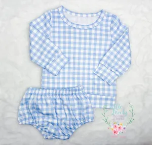 Sweet Gingham Diaper Set